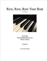 Row, Row, Row Your Boat piano sheet music cover